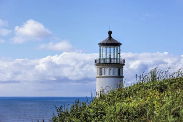 Parte Superior Del Faro Cabeza Norte Ilwaco Washington —  Fotos de Stock