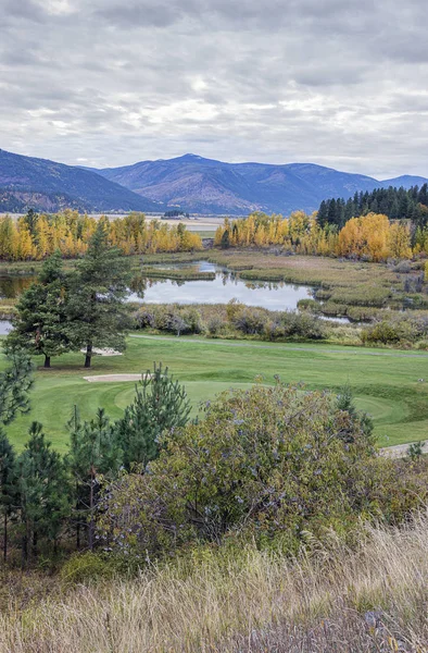 Fall landscape along Deep Creek Loop near Bonners Ferry, Idaho