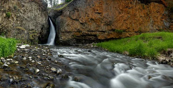 Όμορφο Hawk Creek Falls Βορειοδυτικά Του Davenport Ουάσιγκτον Κοντά Στον — Φωτογραφία Αρχείου
