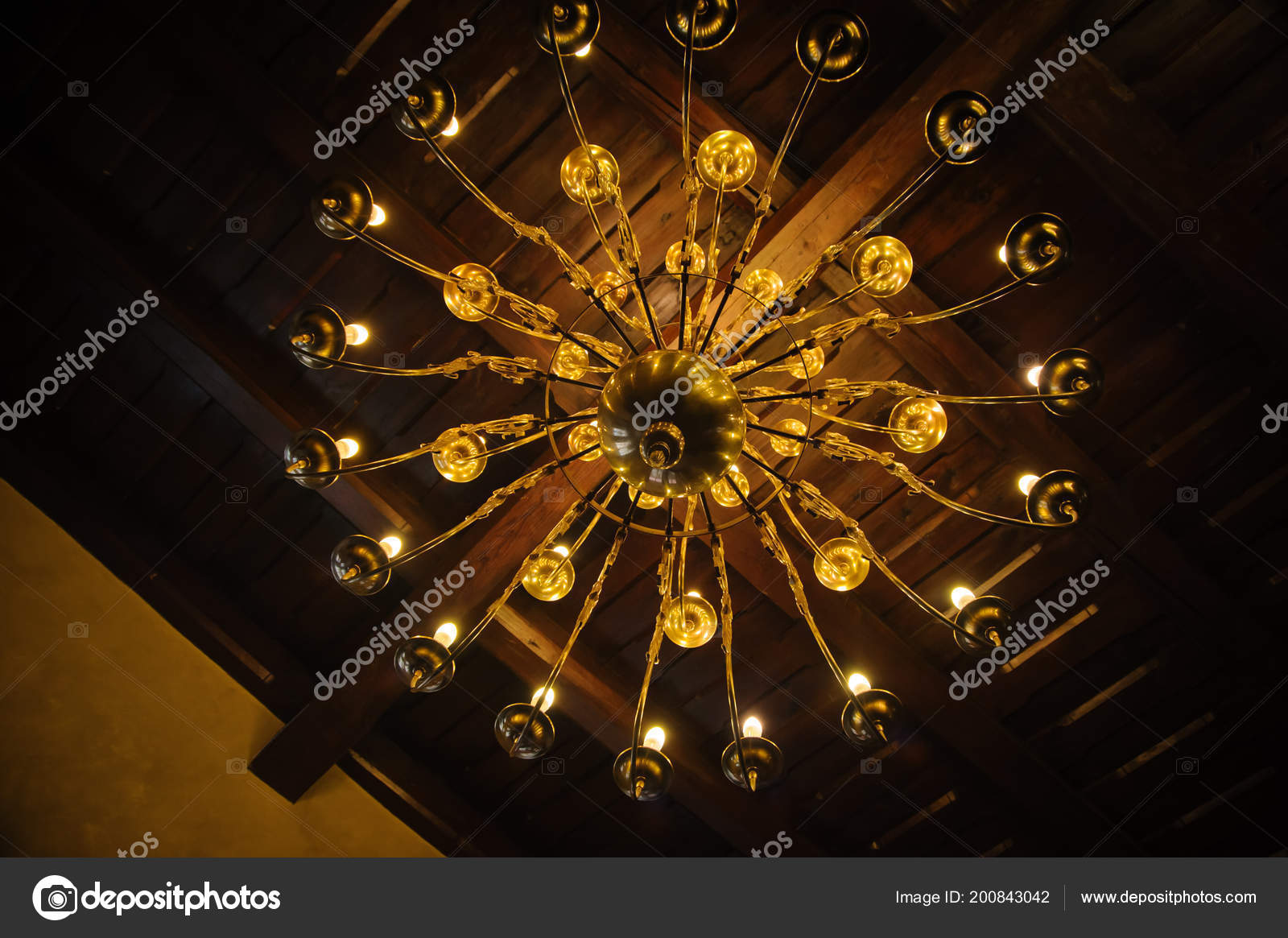 Old Antique Ceiling Light Vintage Candles Hanging Ceilings