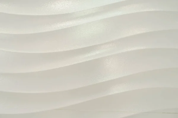 White wave texture wall