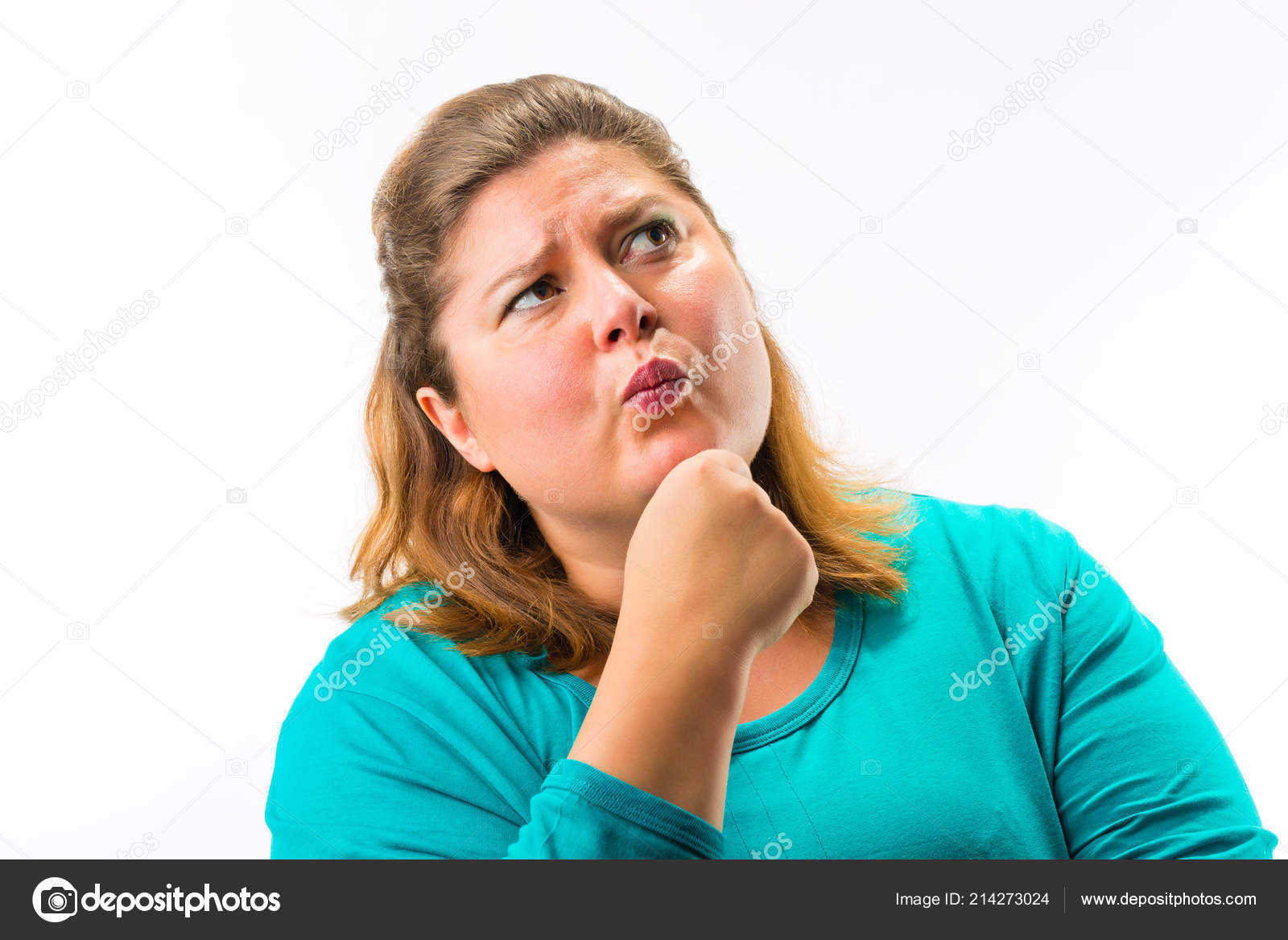 Close Up Of Woman Thinking Royalty Free Photo Stock Image By C Kzenon 214273024
