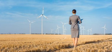 Yatırımcı Yeşil enerji onun rüzgar türbinleri arıyorsunuz