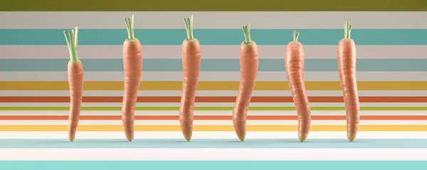 Illustration Concept Healthy Eating Carrot — Stock Photo, Image