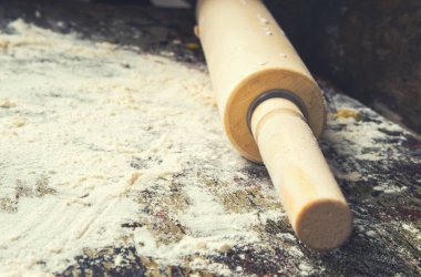 Evde, çeşitli pişirme şeyler pişirme