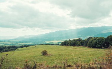 Gürcü dağlarda Caucasus güzel manzara