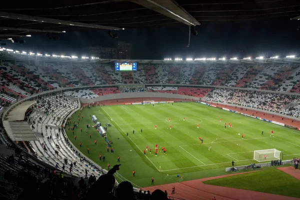 Tbilisi Georgie Novembre 2018 Match Football Entre Géorgie Kazakhstan Tbilissi — Photo