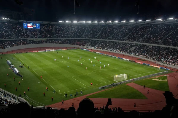 Tbilisi Georgia Noviembre 2018 Juego Fútbol Entre Georgia Kazajstán Tiflis —  Fotos de Stock