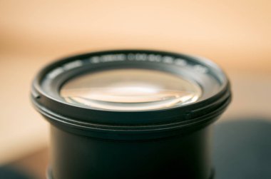 Soyut shot kamera objektifi