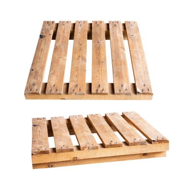 Ahşap palet closeup beyaz