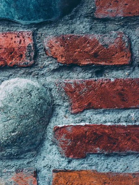 Vieux Mur Texturé Vue Rapprochée — Photo