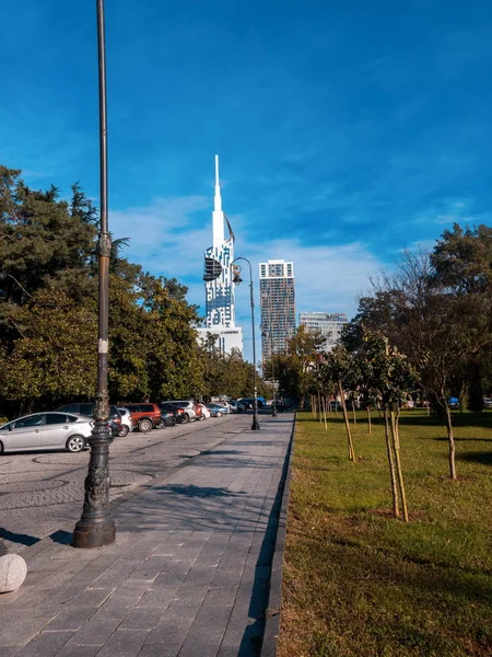 Batumi Georgia Stycznia 2019 Podróżowanie Piękne Nowoczesne Batumi Gruzja — Zdjęcie stockowe