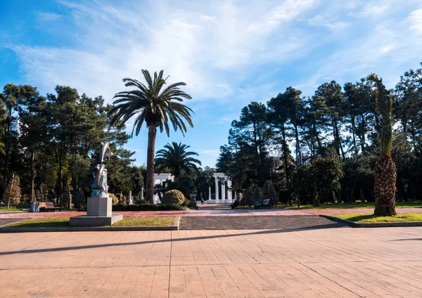 Batumi Georgia Stycznia 2019 Podróżowanie Piękne Nowoczesne Batumi Batumi Boulevard — Zdjęcie stockowe