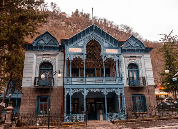 Borjomi Geórgia Janeiro 2019 Arquitetura Cidade Borjomi — Fotografia de Stock