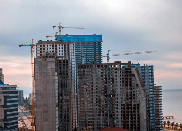 Woningbouw in stad in Batumi, Georgië — Stockfoto