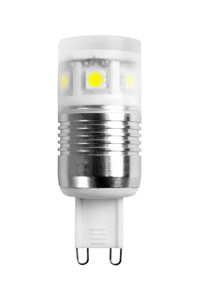 Lámpara de luz económica aislada en blanco — Foto de Stock