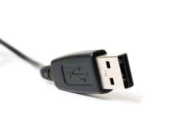 Usb konektör kablosu beyaz