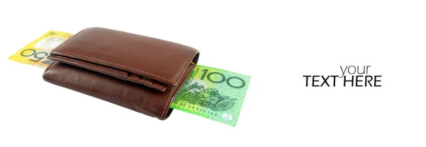 Australisches Geld Nahaufnahme mit dem Kopierraum — Stockfoto