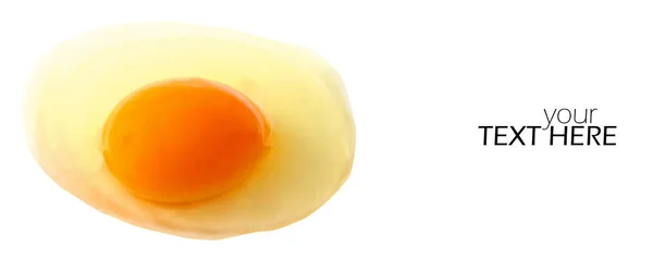 Törött tojás a másolási tér — Stock Fotó