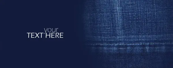 Jeans textúra Vértes a másolási tér — Stock Fotó