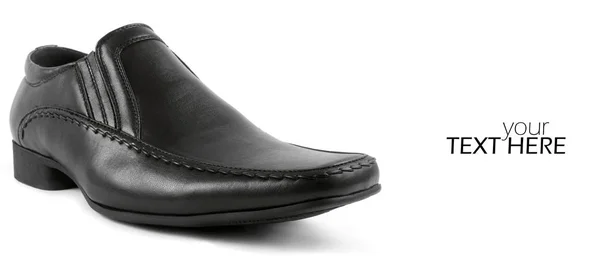 Male shoes with the copy space — Stock Photo, Image