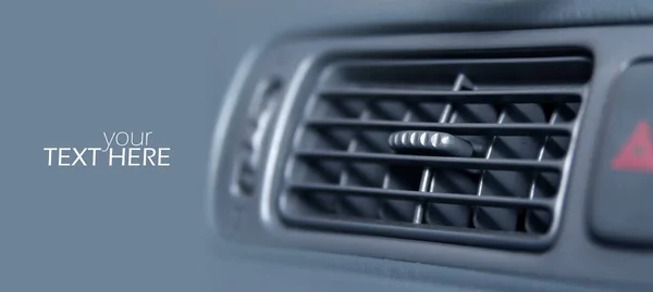 Bil luftkonditioneringen med kopian utrymme — Stockfoto