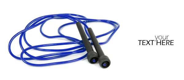 Jumping rope with the copy space — Stock Photo, Image