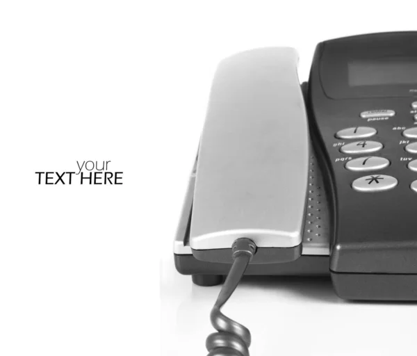 Teléfono antiguo con el espacio de copia — Foto de Stock