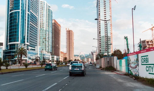 Batumi Georgia Settembre 2020 Moderna Infrastruttura Abitativa Batumi Georgia — Foto Stock