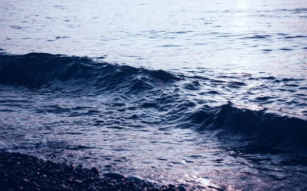 浪花在黑海的细节 巴统格鲁吉亚 — 图库照片