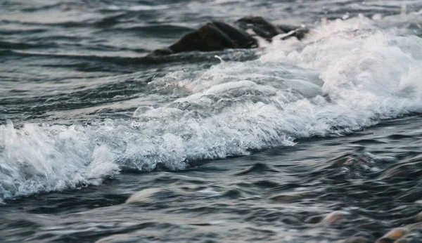 Wellen Schwarzen Meer Batumi Georgien — Stockfoto