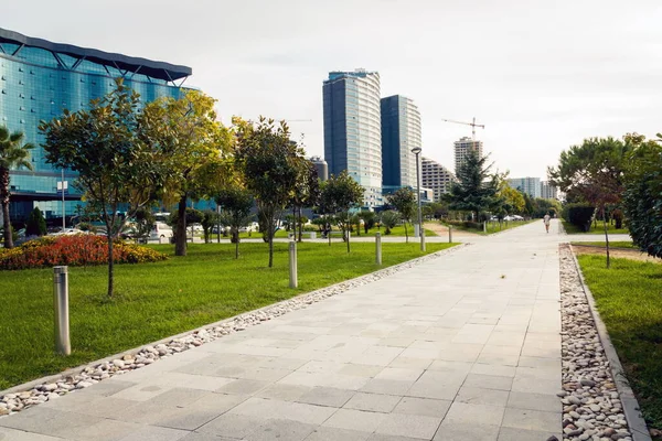 Modern Park Batumi Stad Det Batumi Georgien — Stockfoto