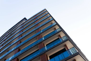 Batum. Gürcistan - 28 Eylül 2020: Batumi 'deki modern konut altyapısı. Georgia