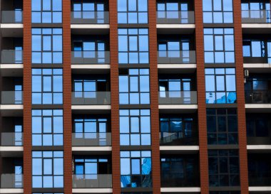 Batum. Gürcistan - 28 Eylül 2020: Batumi 'deki modern konut altyapısı. Georgia