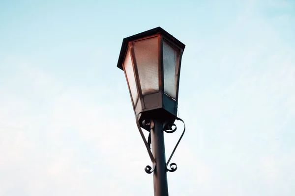 Fechar Lanterna Livre — Fotografia de Stock