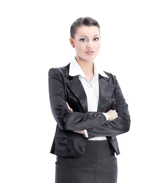 Executive business woman.isolated op wit. — Stockfoto