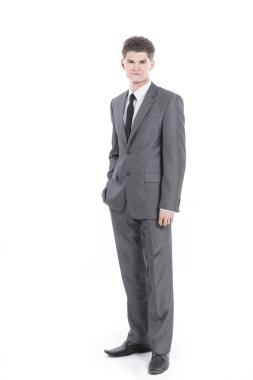 genç bir profesyonel tam growth.portrait içinde