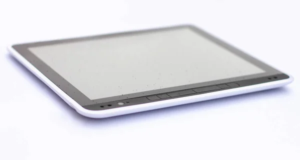 Tablet computador com tela sensível ao toque em branco — Fotografia de Stock