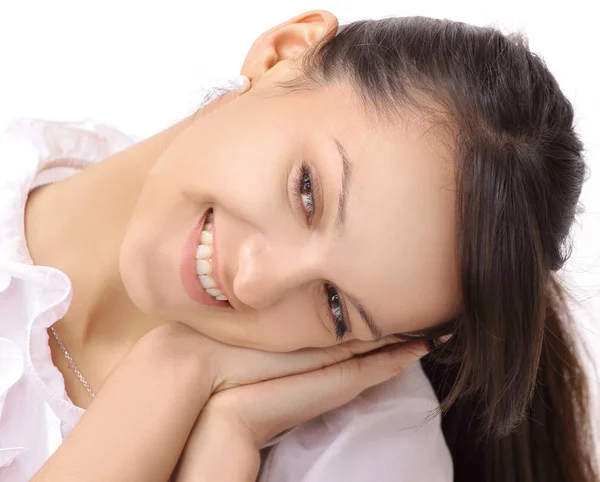 Face of a successful young business woman — Stock Photo, Image