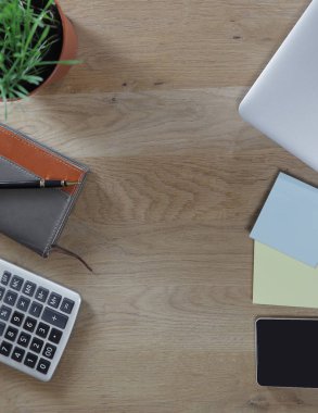 en iyi view.calculator ve iş amaçlı aksesuarları ahşap tablo