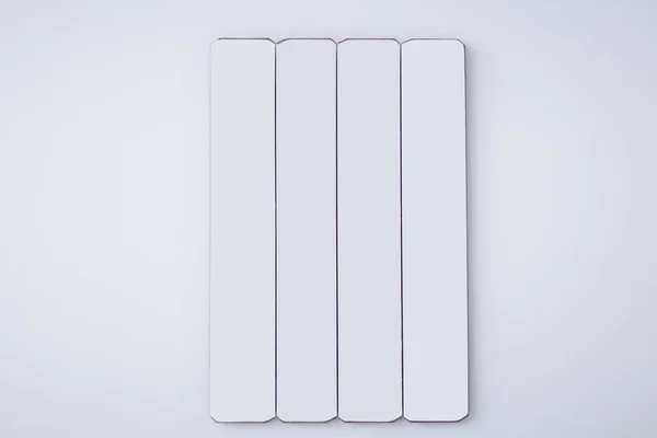 Close up.blank frame made of light wood — Stock Photo, Image