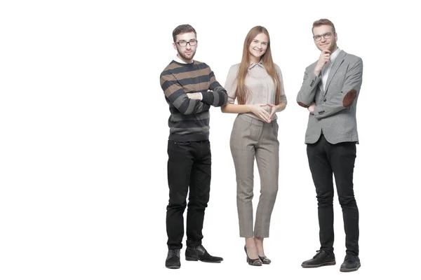 Close up.a group of successful young people — Stock Photo, Image