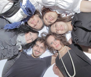 portre. başarılı iş takım .en ekip çalışması kavramı