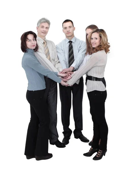 Business team di successo di legame e di lavorare insieme — Foto Stock