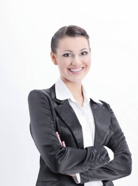 Beyaz üzerine Executive iş woman.isolated.