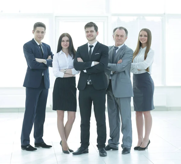 Profissional de negócios team.photo em pleno crescimento — Fotografia de Stock