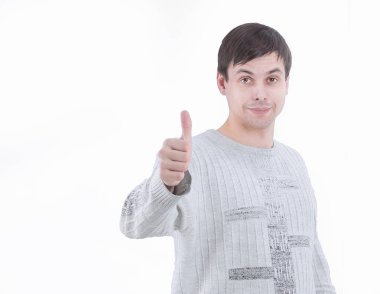 başparmak gösterilmesini kot pantolon ile tam growth.guy