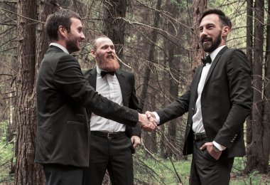 hoş geldiniz ve karşılıklı iş ortakları gayri resmi bir toplantı