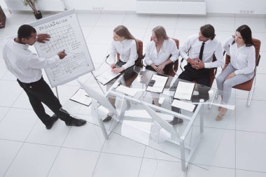 en iyi view.business takım yeni bir mali Proje sunumu.