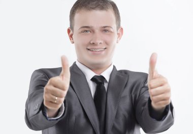 yakın up.successful işadamı gösteren yaşasın
